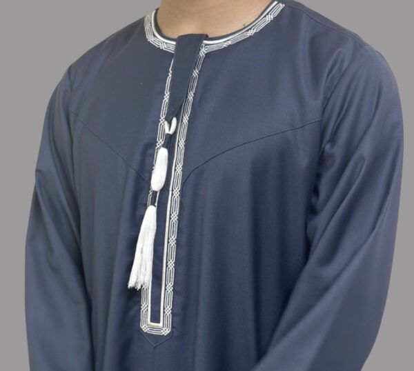 Dark Blue Omani Thobe